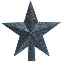 Piek plc ster l4.2b19h19 cm nachtblauw kerst Decoris - Decoris - thumbnail