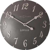 NeXtime klok 3084gs london arabic, ø34.5cm, wall, gray/ white - thumbnail