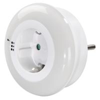 Hama Led-nachtlampje Circle Colour M. Geïntegr. Stopcont. Lichtsensor 3 Kl. - thumbnail