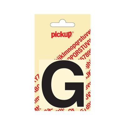 Deco letter g helvetica zwart 60 mm Pickup - Pickup