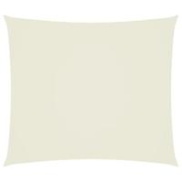 VidaXL Zonnescherm rechthoekig 2,5x3 m oxford stof crèmekleurig - thumbnail