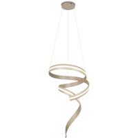 LED Hanglamp - Cinque Cisenna - 1 Lichtpunt van 80 Watt - Dimbaar - Aanpasbare Lichtkleur - Hoogte Aanpasbaar - 180cm - Warm Beige - Metaal - thumbnail