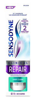 Sensodyne Clinical Repair Deep Clean Tandpasta