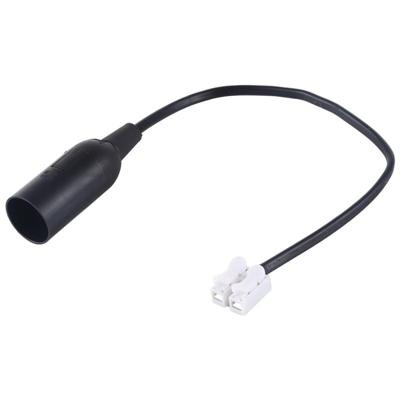 E14 lamp socket Basishouder met elektrische draadkabel kabel lengte: 28cm (zwart)