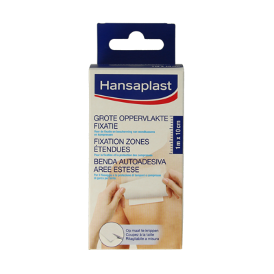 Hansaplast Fixatie Grote Opperv. 1mx10cm