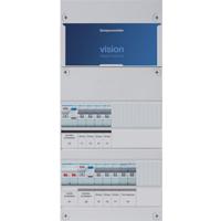 Groepenkast Hager VKG43E-F 7-groepenverdeler met fornuisgroep en hoofdschakelaar 2x ALS 30mA 1-fase - thumbnail