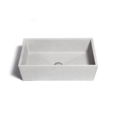 Opzet Wastafel Urbi et Orbi Concis Beton 60x40x16 cm Medium Grijs Opzet Wastafel Urbi et Orbi Concis Beton 60x40x16 cm Medium Grijs
