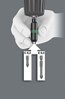 Wera 897/4 R Universele Bithouder Rapidaptor BiTorsion, 1/4 duim x 75 mm - 1 stuk(s) - 05073420001 - thumbnail