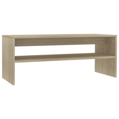 Salontafel 100x40x40 cm spaanplaat sonoma eikenkleurig