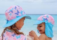 Playshoes zwemcap Vlinder Lichtroze-53 cm - thumbnail