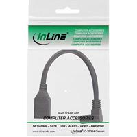 InLine 17159U DisplayPort kabel 0,15 m Zwart - thumbnail