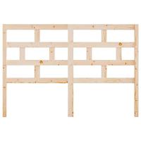 Hoofdbord 146x4x100 cm massief grenenhout - thumbnail