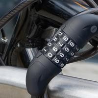 Fietskabel met cijferslot -YCC0/10/180/2 Zwart - thumbnail