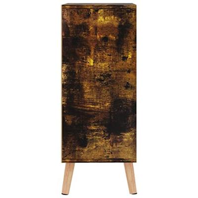 Dressoir 60x30x72 cm bewerkt hout gerookt eikenkleurig