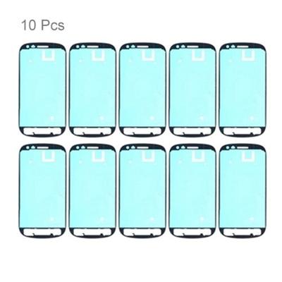 10 PC's Front behuizing Panel zelfklevend Sticker vervanging voor Galaxy SIII mini / i8190