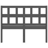Hoofdbord 165,5x4x100 cm massief grenenhout grijs - thumbnail