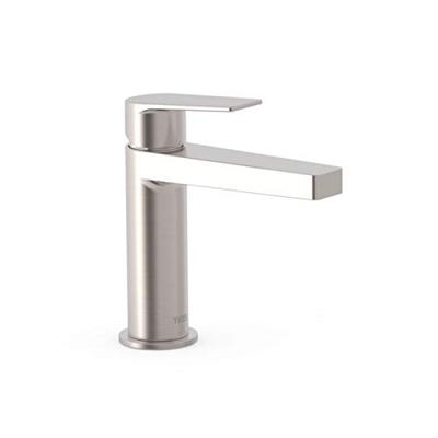 Wastafelmengkraan Tres Project 1-Hendel Uitloop Recht 10.6 cm Rond RVS Tres