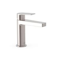 Wastafelmengkraan Tres Project 1-Hendel Uitloop Recht 10.6 cm Rond RVS - thumbnail