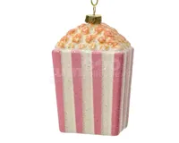 Kerstornament Popcorn Roze 1st - thumbnail
