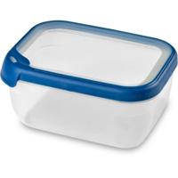Curver grand chef vershoudbak rechthoek 1.8l transparant/donkerblauw - thumbnail