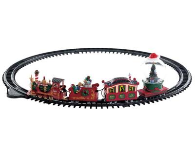 Kerstfiguur Trein North pole railway b/o (4.5v) LEMAX - Lemax