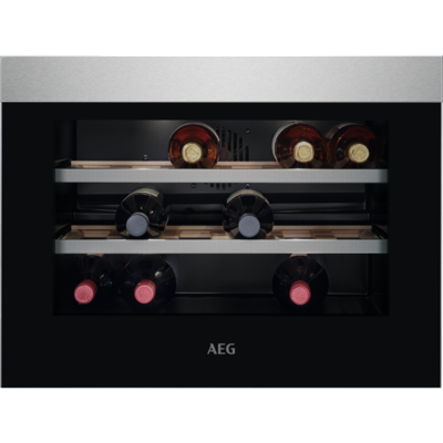 AEG KWK 884520 M wijnkoeler Compressorwijnkoeler Ingebouwd Roestvrijstaal 18 fles(sen)