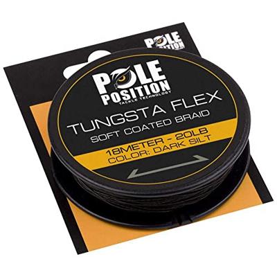 PolePosition Tungstaflex Dark Silt 18m 30 lb