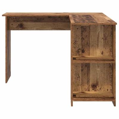 Hoekbureau met plank Oud Hout 140 x 113,5 x 75 cm Bewerkt hout