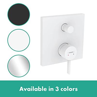 Afbouwdeel Badmengkraan Inbouw Finoris HansGrohe Eengreeps Mat Wit - thumbnail