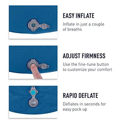 Sea to summit Aeros Premium Opblaasbaar Kussen Magenta Large Sea to summit Aeros Premium Opblaasbaar Kussen Magenta Large