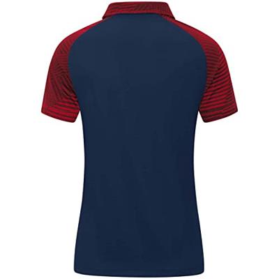 JAKO 6322D Polo Performance Dames - Marine/Rood - 36