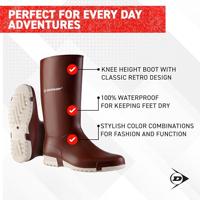 Dunlop laars MJ0KX01 Sport bordeaux/wit 42 - thumbnail