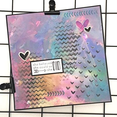 Vaessen Creative • love it sjabloon a5 chevron