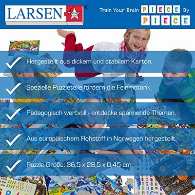Selecta Larsen legpuzzel dieren - huisdieren en boerderijdieren, 15st.