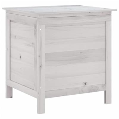 Tuinbox 50x49x56,5 cm massief vurenhout wit - thumbnail