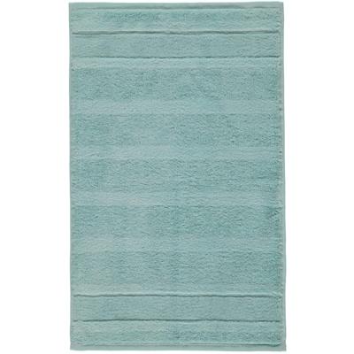 Cawö Cawö Noblesse2 Uni Gastendoekje 30x50 Soft-Türkis
