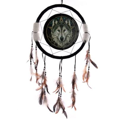 Lisa Parker Dromenvanger - wolf hoofd 33cm