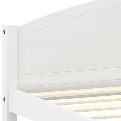 Bedframe massief grenenhout wit 140x200 cm Bedframe massief grenenhout wit 140x200 cm