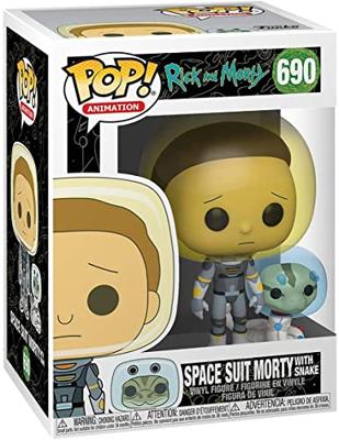 Rick and Morty Funko Pop Vinyl: Space Suit Morty with Snake