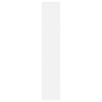 Kamerscherm 100x33x175 cm bewerkt hout wit - thumbnail