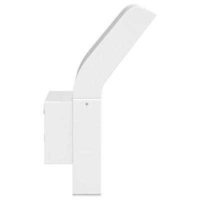 VidaXL Buitenwandlampen 2 st led gegoten aluminium wit VidaXL Buitenwandlampen 2 st led gegoten aluminium wit