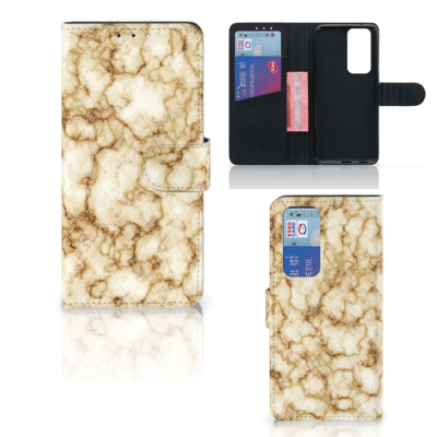 OPPO Find X3 Neo 5G | Bookcase | Marmer Goud