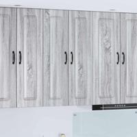 Keukenkast Kalmar Grijs Sonoma 60 x 31 x 100 cm Bewerkt hout - thumbnail