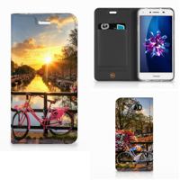 Huawei Y5 2 | Y6 Compact | Book Cover | Amsterdamse Grachten - thumbnail
