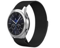 Samsung Gear S3 Milanese bandje - zwart - thumbnail