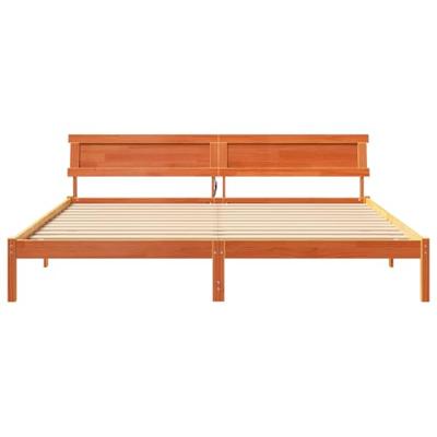 Bedframe Wasbruin 180 x 200 cm Massief grenenhout