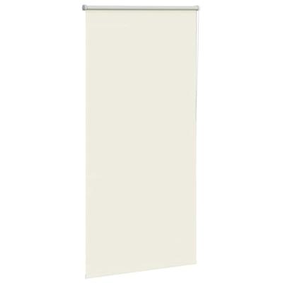 VidaXL Rolgordijn verduisterend gebroken wit 85x130 cm stofbreedte VidaXL Rolgordijn verduisterend gebroken wit 85x130 cm stofbreedte