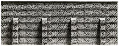 NOCH 58056 H0 Muur met steunberen Schoormuur