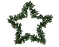 Kerstkrans Ster Ø60cm - thumbnail