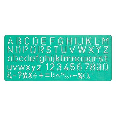 Linex lettersjabloon set met 3 stuks, in een ophangetui Linex lettersjabloon set met 3 stuks, in een ophangetui